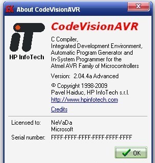 CodeVisionAVR 2.04.4